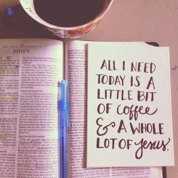 coffee and jesus