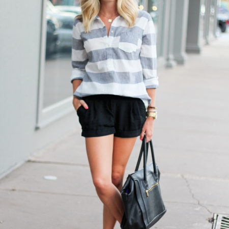 leopard sneakers and stripes