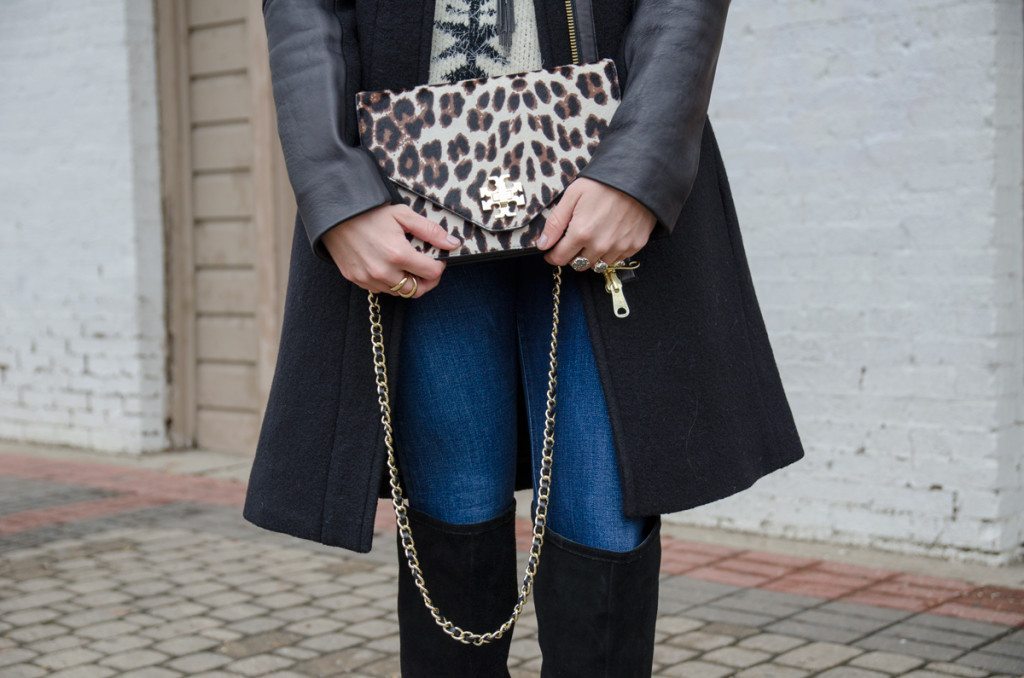 leopard purse