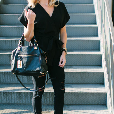basic black outfit-all black outfit-black distressed jeans and top-dallas fashion blogger
