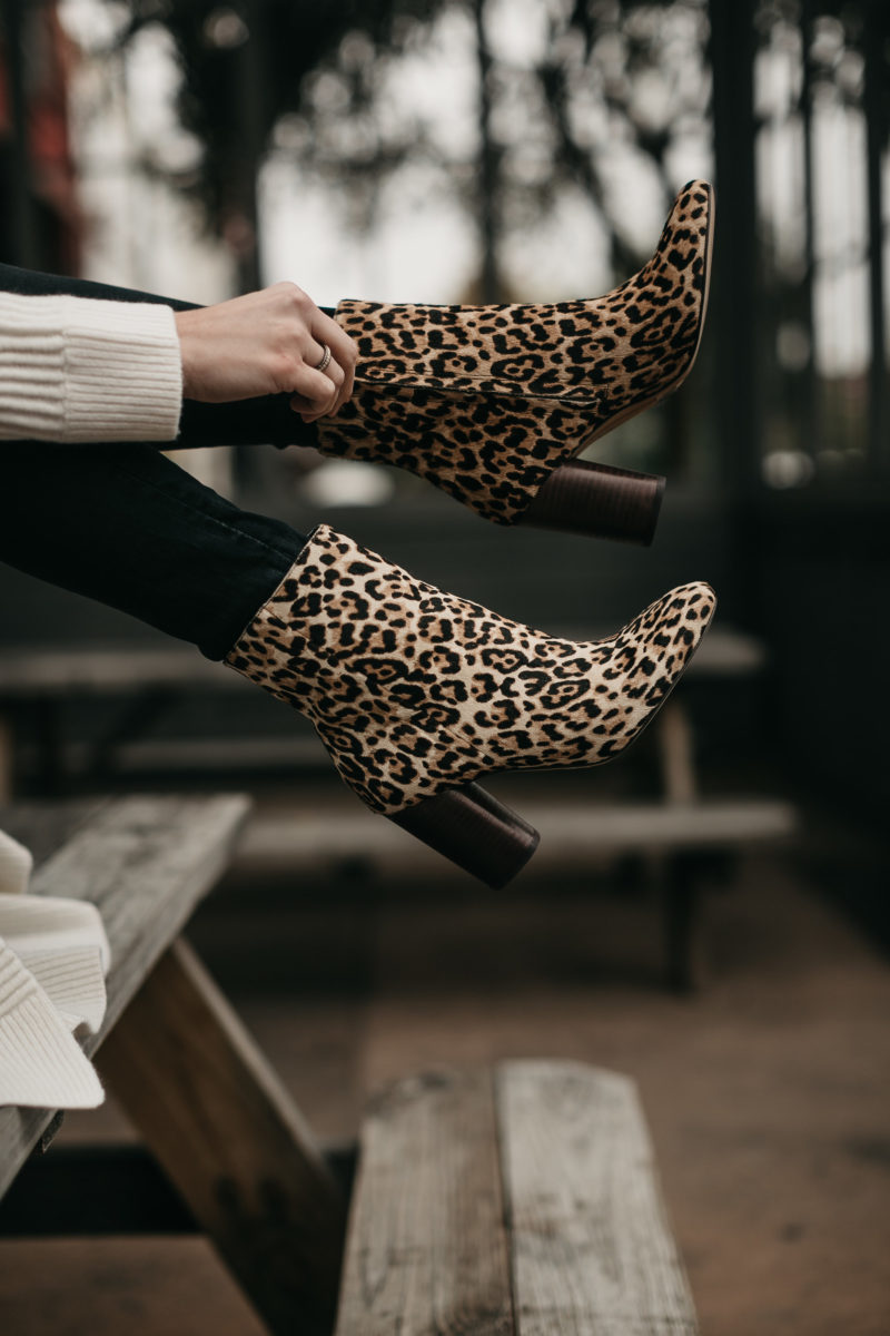 leopard booties, fall trend, nordstrom