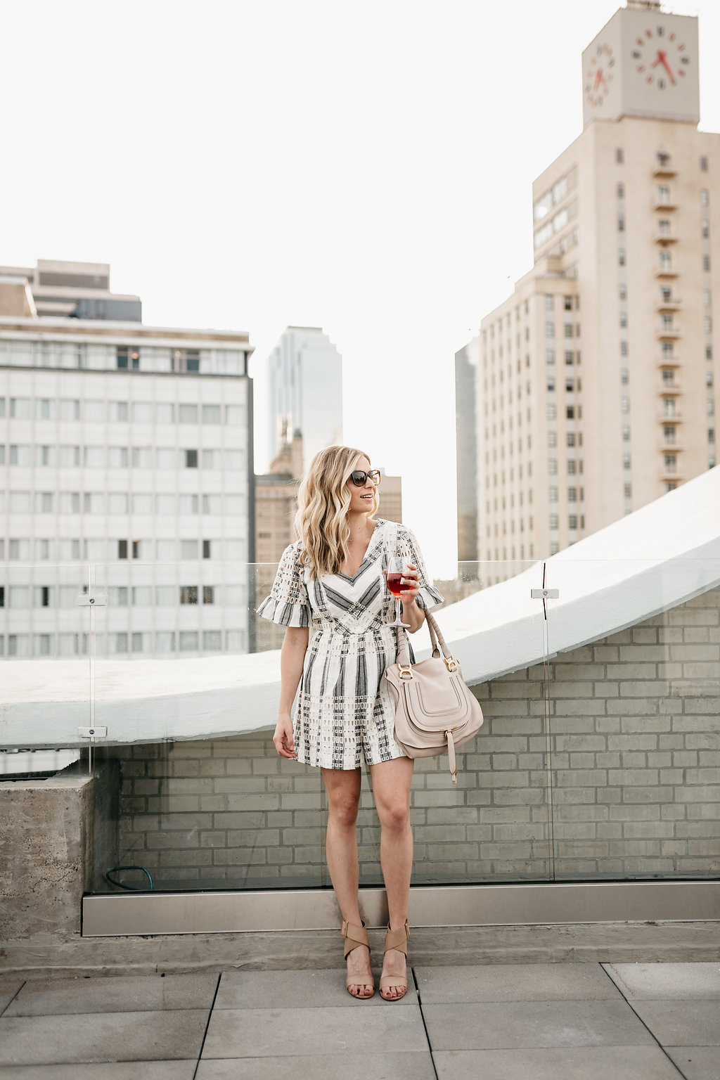 striped eyelet romper, the statler dallas, summer rompers, striped rompers