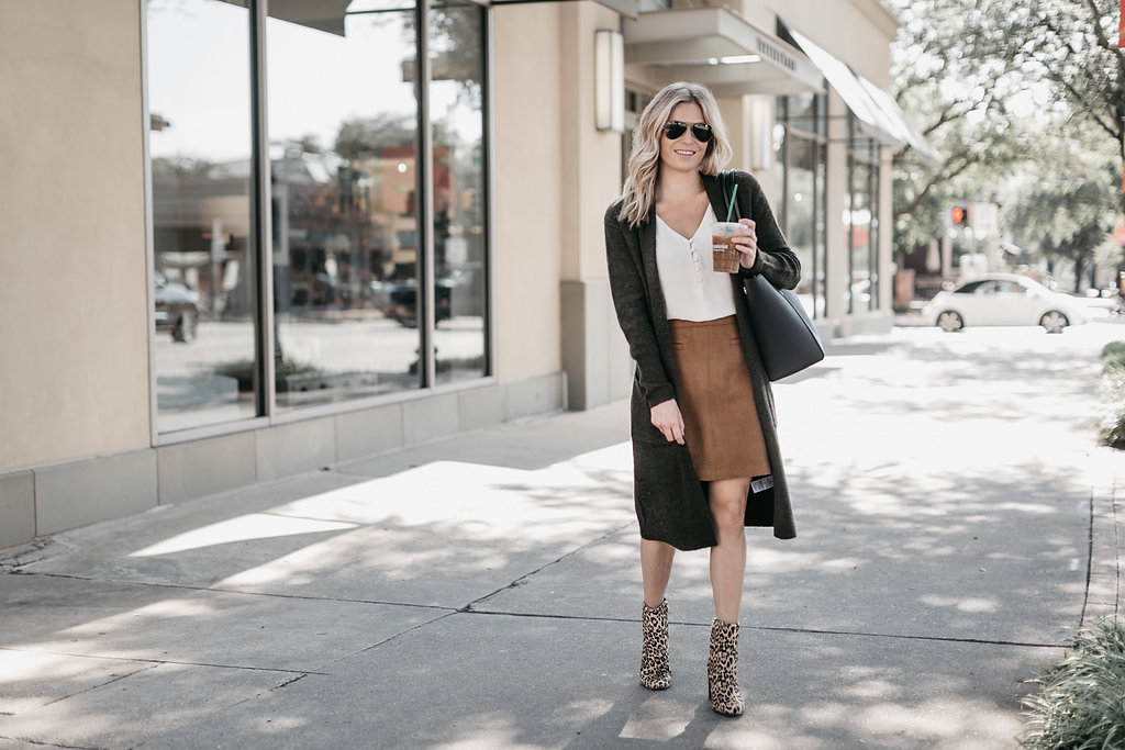 How To Style Leopard Booties For Work