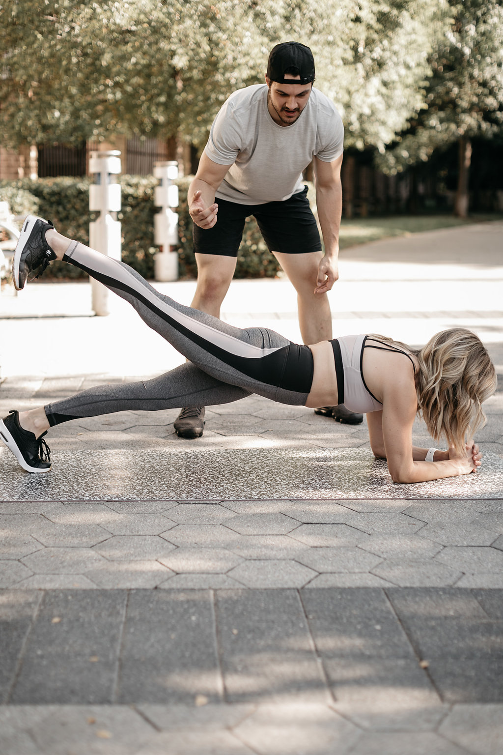 planks are a great and easy thing to do in HIIT Workout On The Go