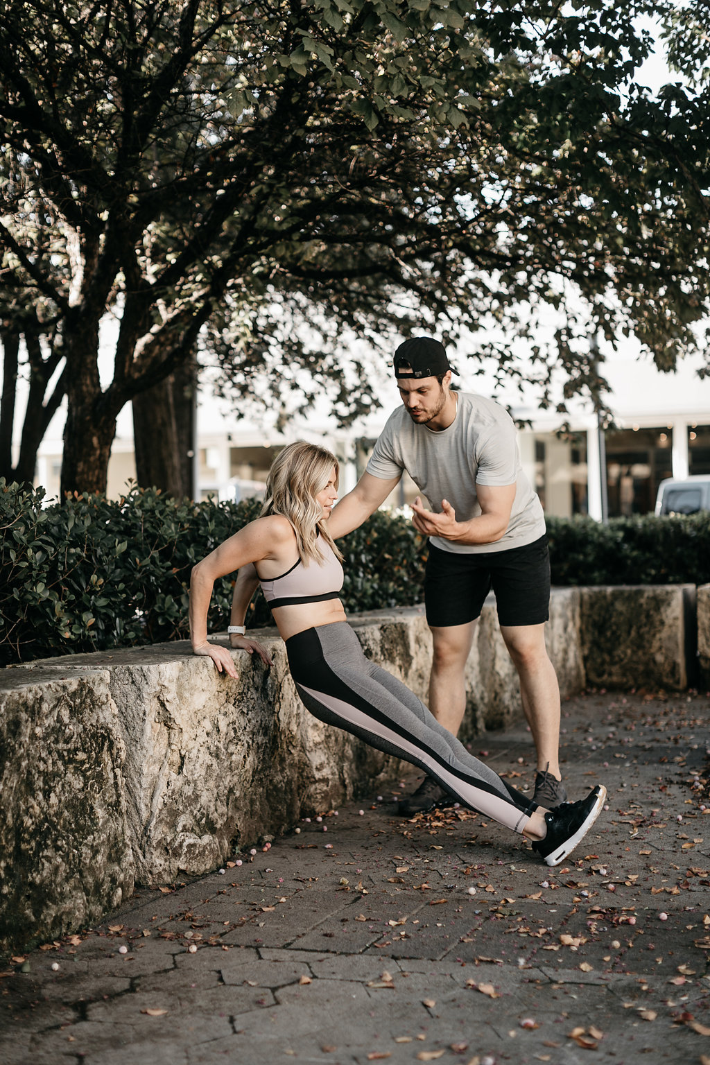 two people doing a HIIT Workout On The Go