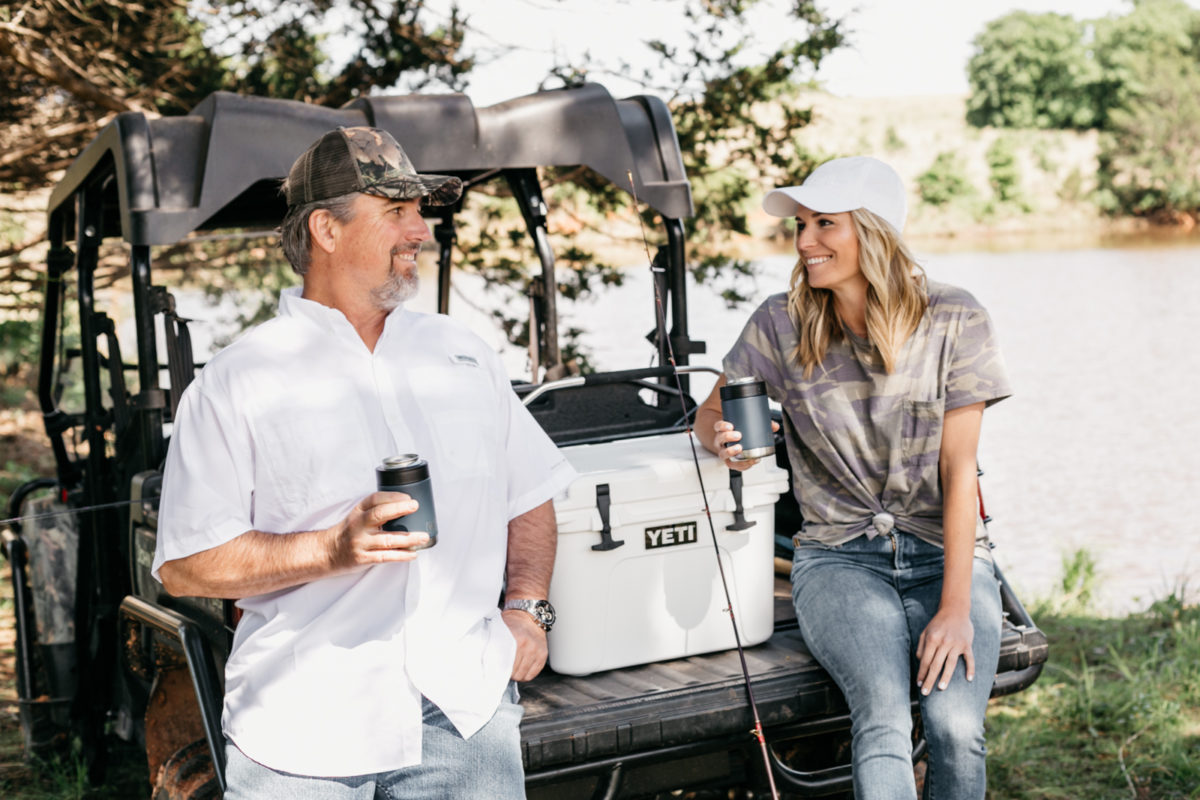 FATHER'S DAY GIFTS - Yeti cooler and can holders