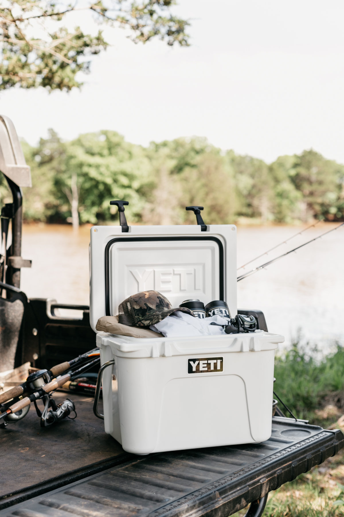 FATHER'S DAY GIFTS - Yeti cooler and can holders - One Small Blonde Blog
