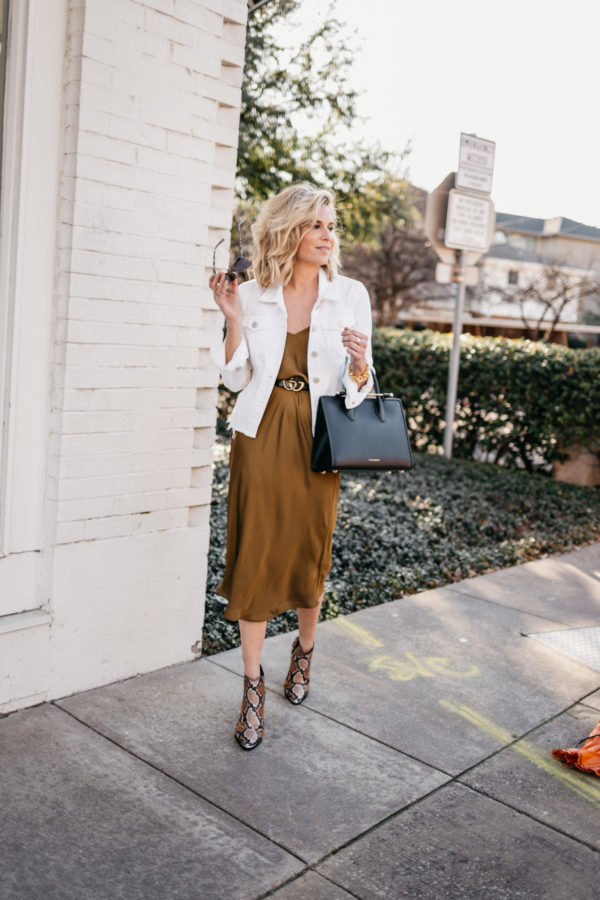 WORK TO WEEKEND SLIP DRESS – One Small Blonde | Dallas Fashion Blogger