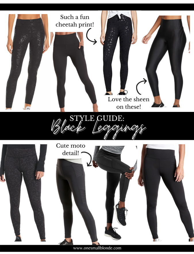 black leggings for workout